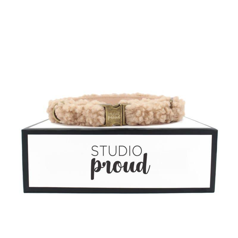 Halsband Teddy Brown: L