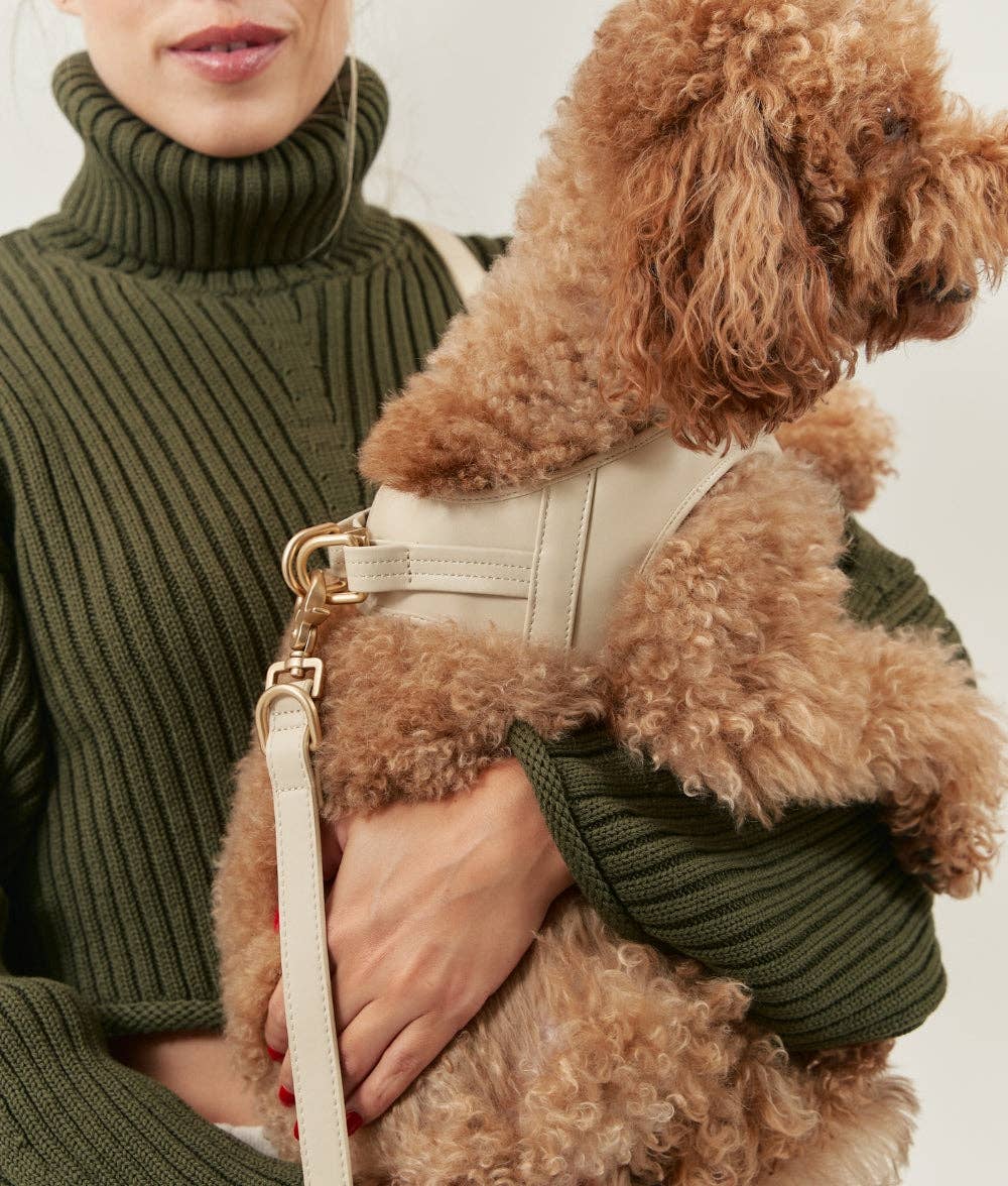 Beige Vegan Leren Harnas, Jala: S