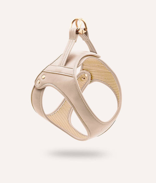 Beige Vegan Leren Harnas, Jala: S