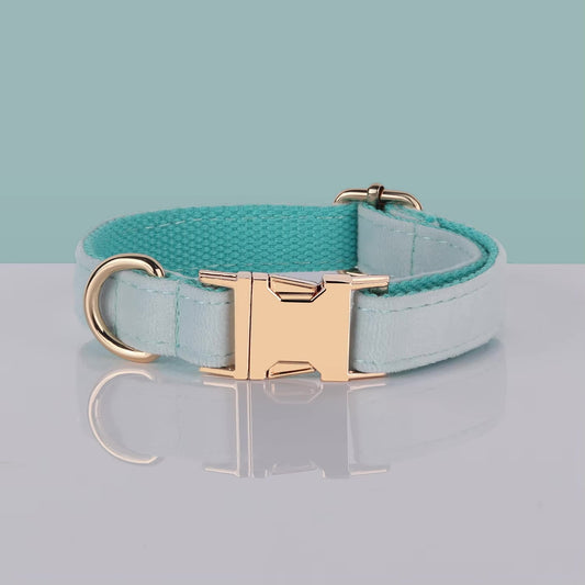 Halsband Velvet Aqua
