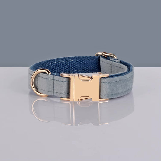 Halsband Velvet Dusty Blue