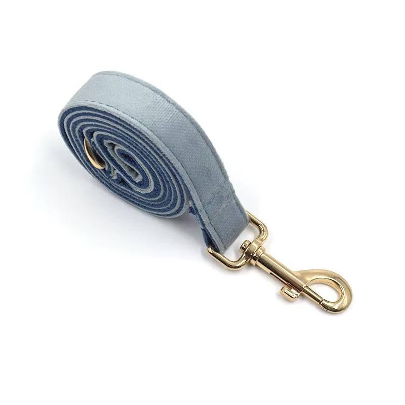 Velvet Riem Dusty Blue