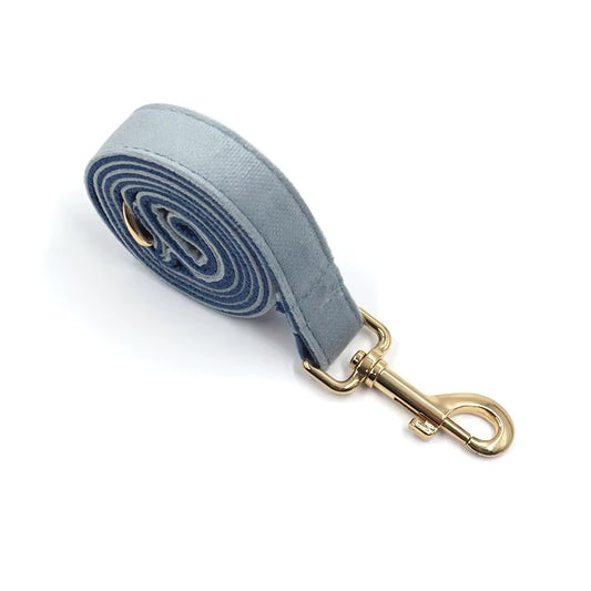 Velvet Riem Dusty Blue