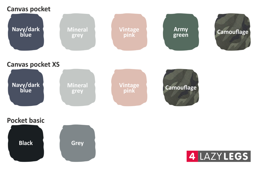 4LazyLegs Canvas Blauw S