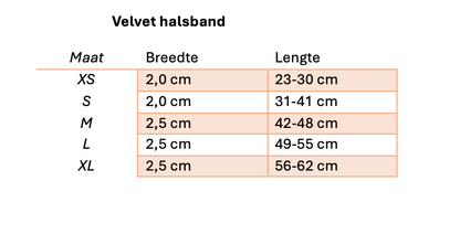 Halsband Velvet Baby Pink