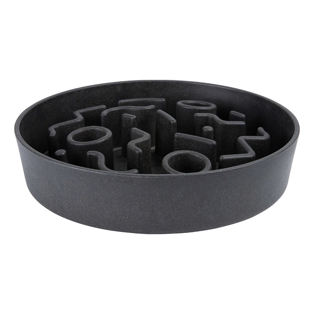 BAMBOO Slow Feeder voor Honden Dark Grey - Ø28 cm
