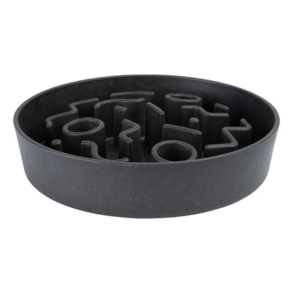 BAMBOO Slow Feeder voor Honden Dark Grey - Ø28 cm