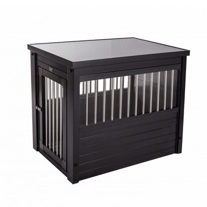 InnPlace™ Hondenbench & bijzettafel Espresso S
