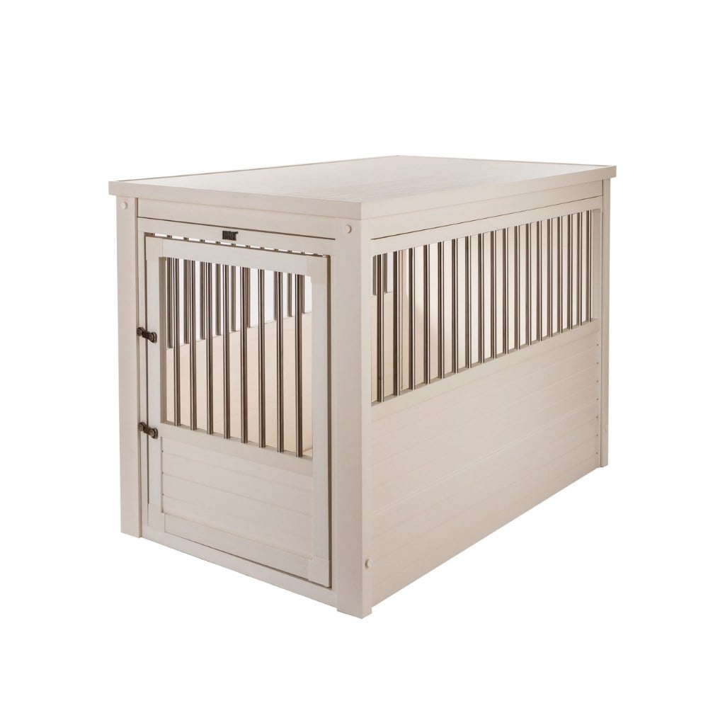 InnPlace™ Hondenbench & bijzettafel Antique White XL