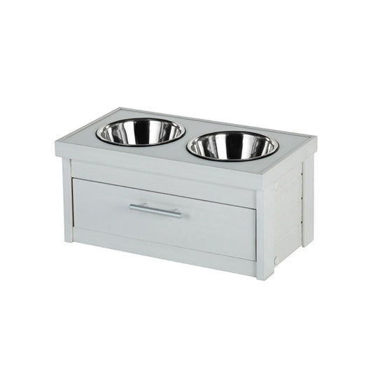 Piedmont Pet Diner Antique White S